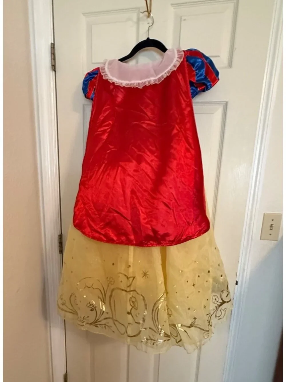 Original Disney Store Princess Snow White Costume Dress Sequins Cape 7/8 Coplay - Picture 7 of 8